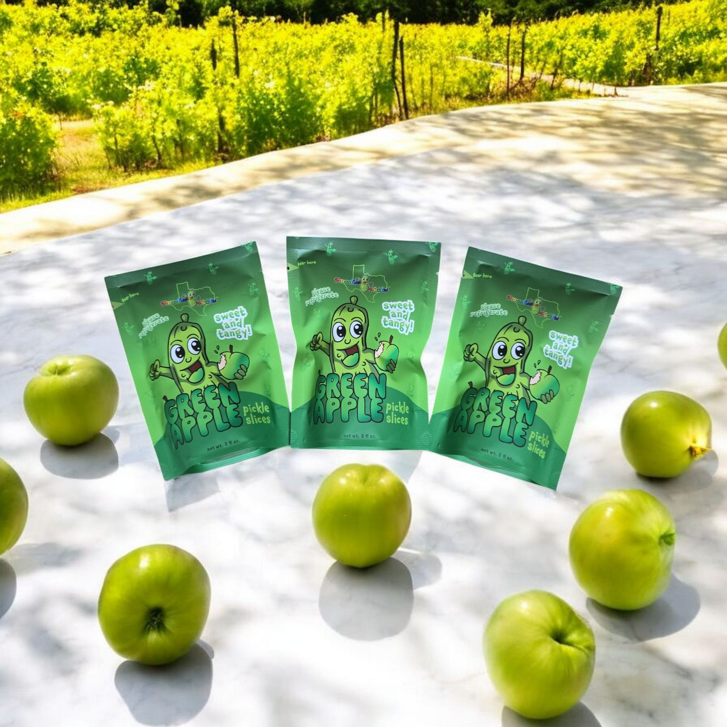 3 Green Apple Pickle Snacks!