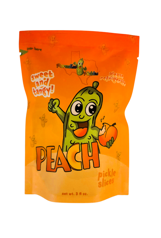 Peach Pickle Snacks!
