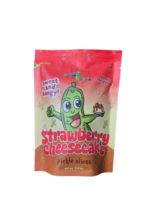 Strawberry Cheesecake Pickle Snacks!