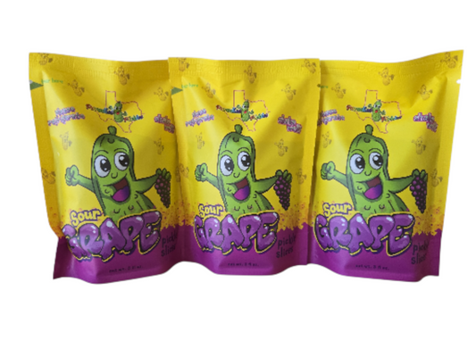 3 SOUR Grape Pickle Snacks!