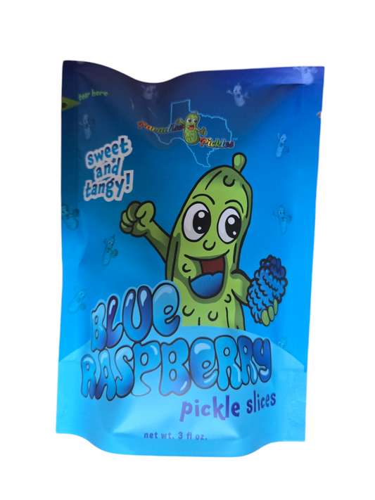 Blue Raspberry Pickle Snacks!