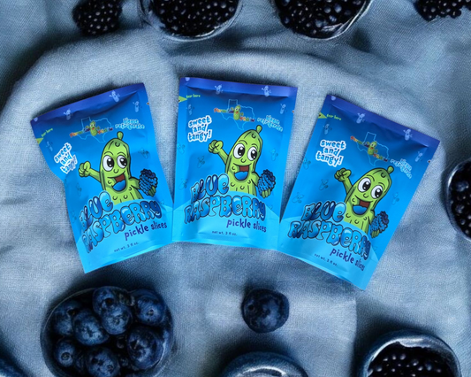 25 Blue Raspberry Pickle Snacks