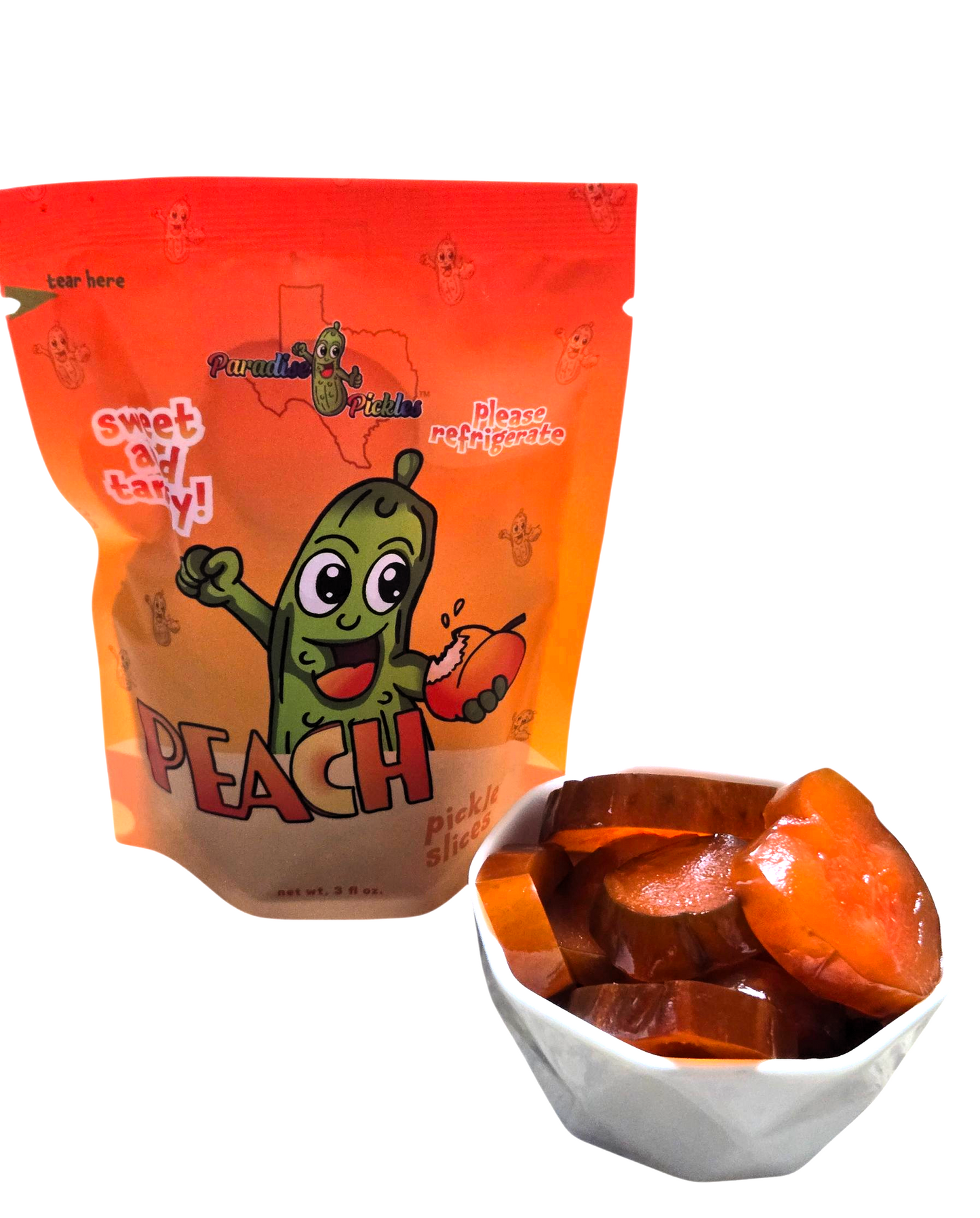 Peach Pickle Snacks!