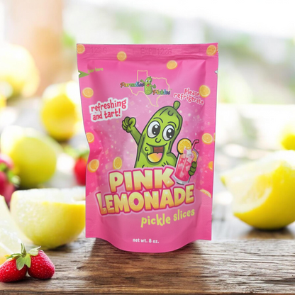 Pink Lemonade Pickle Snacks!